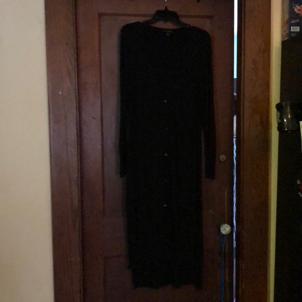 Cardigan Duster (Black)